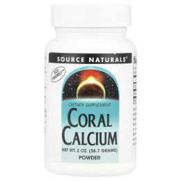 Source Naturals, Кальций из кораллов, порошок, 2 унции (56,7 г)