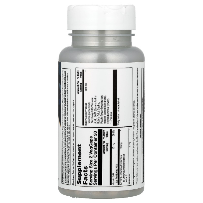 Natural Balance, Happy Sleeper, 8 Hr, 60 растительных капсул