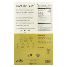 Julian Bakery, Органические крекеры, пармезан, 238 г (8,4 унции)