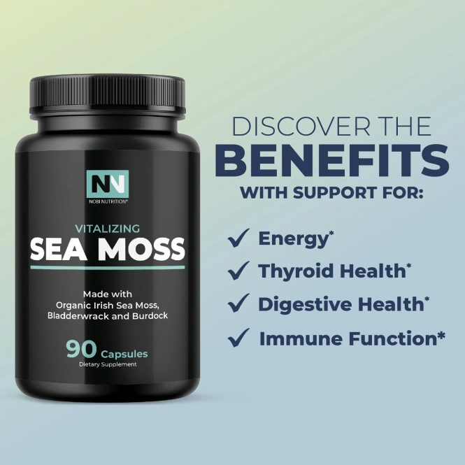 Nobi Nutrition, морской мох, 90 капсул