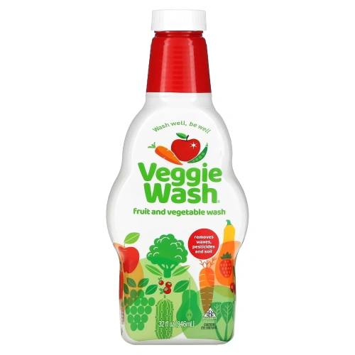 Veggie Wash, Средство для мытья фруктов и овощей, 32 унции (946 мл)