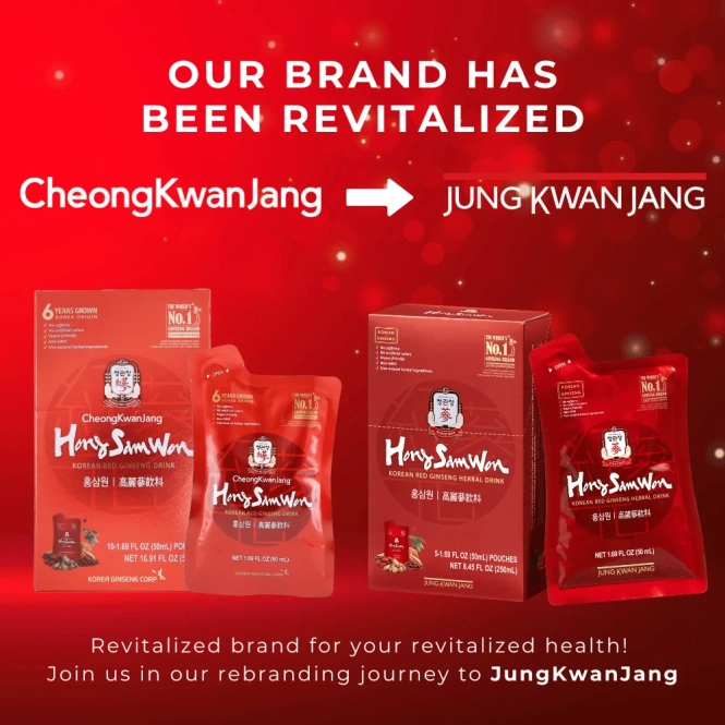 JungKwanJang, Травяной напиток из корейского красного женьшеня, 20 пакетиков по 50 мл (1,69 жидк. Унции)