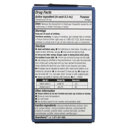 Mommy's Bliss, Облегчение газов, симетиконовые капли , От рождения+, 1 ж. унц.(30 мл)