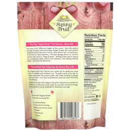 Sunny Fruit, Organic Tart Cherries, 5 Portion Packs, 0.7 oz (20 g) Each