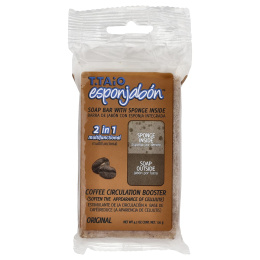 T. Taio, мыло с губкой внутри, для поддержки циркуляции кофе, оригинальный вкус, 120 г (4,2 унции)