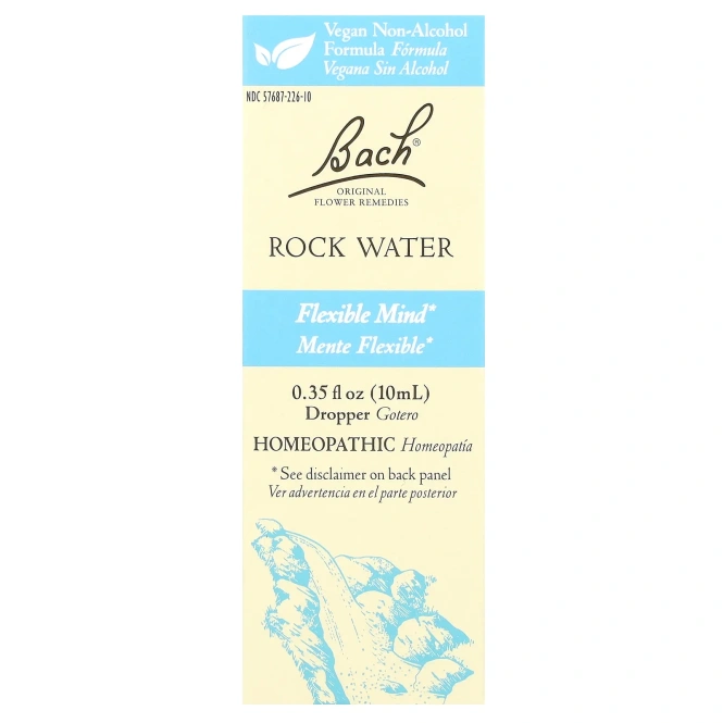Bach, Original Flower Remedies, каменная вода, 10 мл (0,35 жидк. унции)