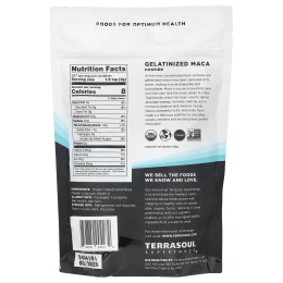 Terrasoul Superfoods, Порошок маки, желатинизированный, 16 унций (454 г)
