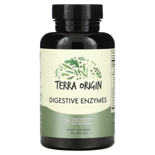 Terra Origin, Digestive Enzymes, 60 Capsules