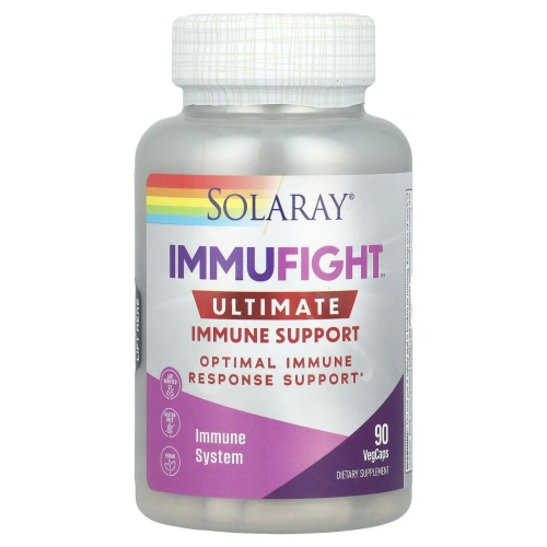 Solaray, ImmuFight ™, максимальная поддержка иммунитета, 90 растительных капсул