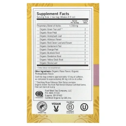 Yogi Tea, Skin DeTox, успокаивающий чай с розой и гибискусом, 16 чайных пакетиков, 32 г (1,12 унции)