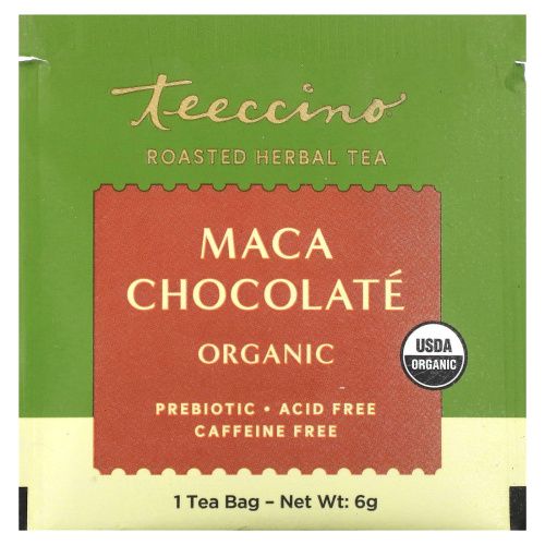 Teeccino, Обжаренный травяной чай Мака Шоколад 25 шт