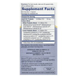 Renew Life, Ultimate Flora, пробиотик для взрослых старше 50 лет, 30 млрд живых культур, 60 вегетарианских капсул