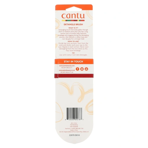 Cantu, Detangle, прочная дневная щетка, 1 шт.