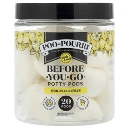 Poo-Pourri, Горшечные капсулы Before-You-Go®, оригинальные цитрусовые, 20 капсул, 230 г (8,1 унции)