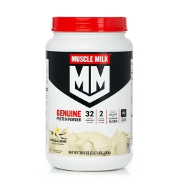 Muscle Milk, Натуральный протеиновый порошок, ванильный крем, 1,12 кг (2,47 фунта)