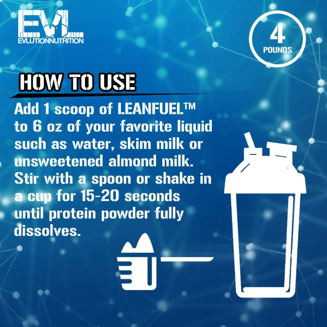 EVLution Nutrition, LeanFuel ™, ванильное мороженое, 1,81 кг (4 фунта)