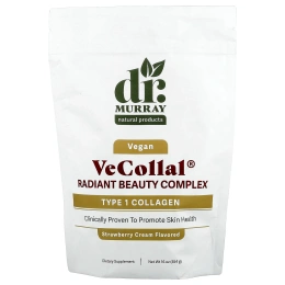 Dr. Murray's, VeCollal®, Vegan Radiant Beauty, клубничный крем, 454 г (16 унций)