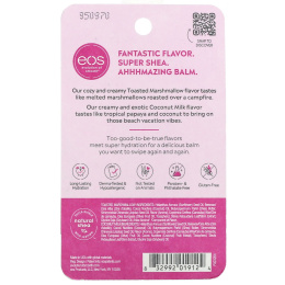 EOS, Super Soft Shea Lip Balm, Toasted Marshmallow & Coconut Milk, 2 Pack,  0.14 oz (4 g) Each