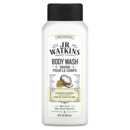 J R Watkins, Гель для душа, с кокосом и медом, 532 мл (18 жидк. унц.)
