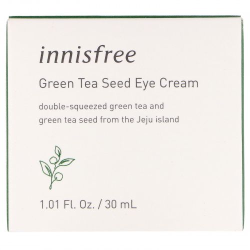Innisfree, Крем для кожи вокруг глаз с экстрактом семян зеленого чая, 30 мл