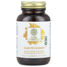 The Synergy Company, Органический витаминный супер B-комплекс, 60 растительных таблеток