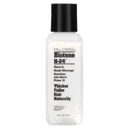 Mill Creek Botanicals, Biotene H-24 Натуральная эмульсия для массажа кожи головы Фаза III 2 жидких унции