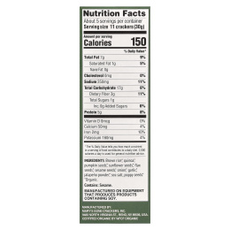 Mary's Gone Crackers, органические крекеры из суперсемена, халапеньо, средний, 156 г (5,5 унции)