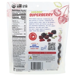 Made in Nature, органический суперягода, клюква, изюм, вишня, семена тыквы, голубика и ягоды годжи, 142 г (5 унций)