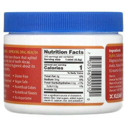 Xlear, Spry, драже с корицей, без сахара, 240 штук (144 г)