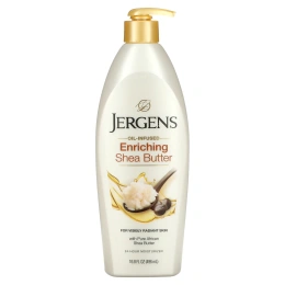 Jergens, Enriching Shea Butter, увлажняющий лосьон с маслом ши, 496 мл