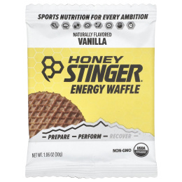 Honey Stinger, Energy Waffle, ваниль, 12 вафель по 30 г (1,06 унции)