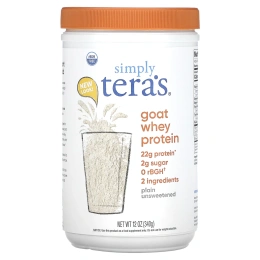 Tera's Whey, Козий сывороточный протеин, простая несладкая сыворотка, 12 унций (340 г)