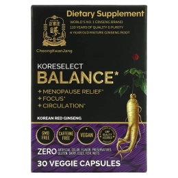 JungKwanJang, Koreselect, Balance, 30 Veggie Capsules