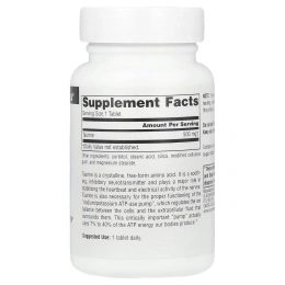 Source Naturals, Таурин, 500 мг, 60 таблеток