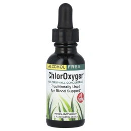 Herbs Etc., ChlorOxygen, концентрат хлорофилла без алкоголя, 1 жидкая унция (29,6 мл)