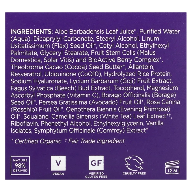 Andalou Naturals, Ночной восстанавливающий крем, Ресвератрол Q10, против старения, 50 мл