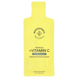 Beekeeper's Naturals, Прополис + витамин C12 пакетиков по 8 мл (0,27 жидк. унц.)