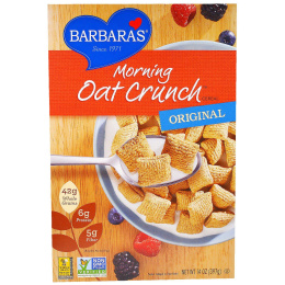Barbara's Bakery, Хлопья Morning Oat Crunch Cereal, оригинальные, 14 унций (397 г)