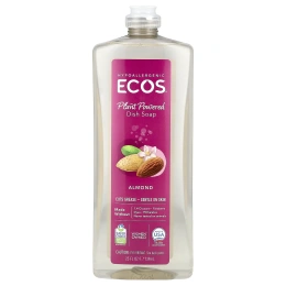 Earth Friendly Products, Ecos®, мыло для посуды, миндаль, 739 мл (25 жидк. унц.)