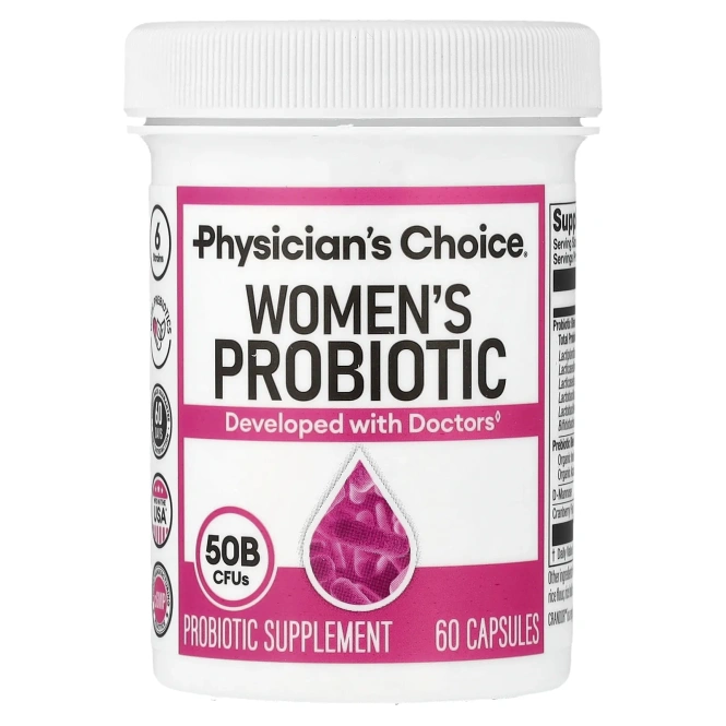 Physician's Choice, пробиотик для женщин, 60 капсул