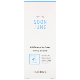 Etude, Soon Jung, Mild Defence Sun Cream, 1.69 fl oz (50 ml)