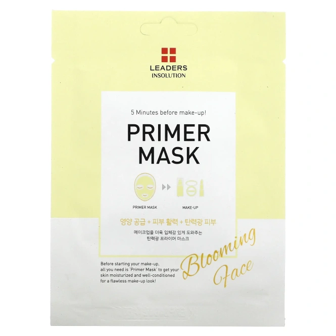 Leaders, Праймер, сияющее лицо, 1 маска, 0,84 ж. унц. (25 мл)