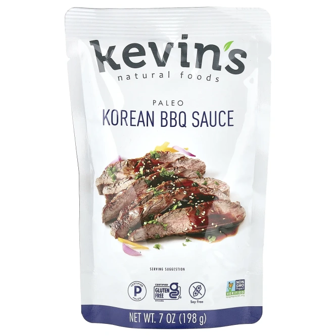 Kevin's Natural Foods, Корейский соус для барбекю, мягкий, 198 г (7 унций)