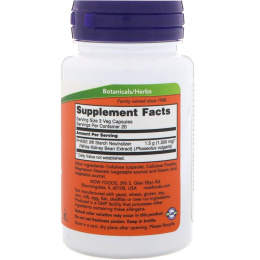 Now Foods, Фаза 2, нейтрализатор крахмала, 500 мг, 60 вегетарианских капсул