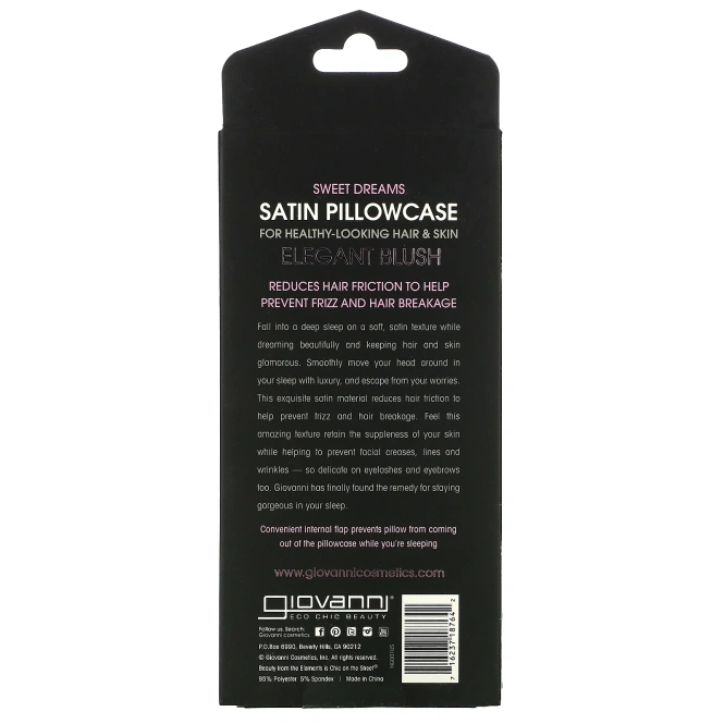 Giovanni, сатиновая наволочка, Elegant Blush, 1 наволочка