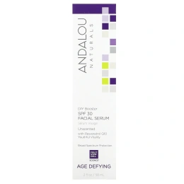 Andalou Naturals, Сыворотка для лица, SPF 30, предотвращает старение, без запаха, 2 жидк. унц. (58 мл)