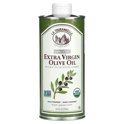 La Tourangelle, 100% органическое оливковое масло экстра вирджин, 25,4 жидк. унции (750 мл)