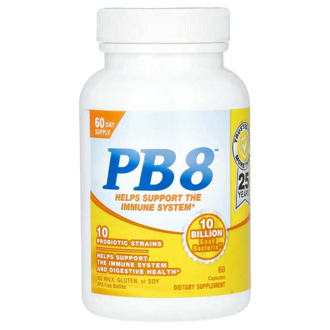 Nutrition Now, PB 8, поддержка иммунной системы, 60 капсул