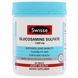 Swisse, Глюкозамин сульфат, 1500 мг, 180 таблеток