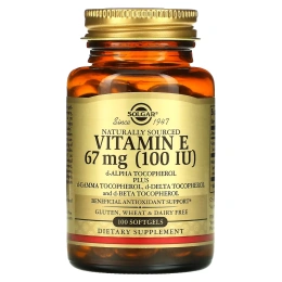 Solgar VITAMIN Е 67 mg 100 МЕ, 100 мягких таблеток